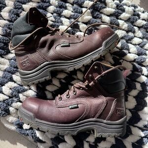 Timberland Dark Brown Lace Up Boots